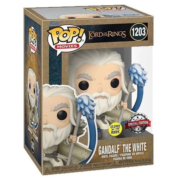 Funko Pop El Señor De Los Anillos Gandalf The White Exclusive Guld