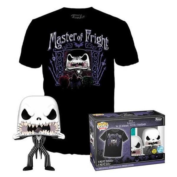 Funko Och Tee Disney Nightmare Before Christmas Jack Skellington Pop Svart M