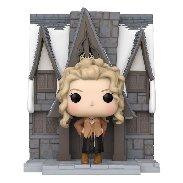Funko Figur Hogsmeade Harry Potter Chamber Of Secrets Anniversary Pop! Deluxe Vinyl 3 Kvastskaft Med Fru Rosmerta 9 Centimeter Figur Beige