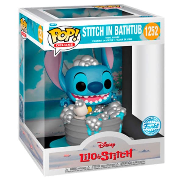 Funko Pop Disney Lilo And Stitch Stitch In Bathtub Exclusive Blå