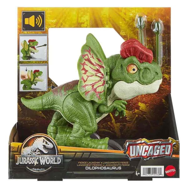 Jurassic World Dinosaurus Dilophosaurus Grøn