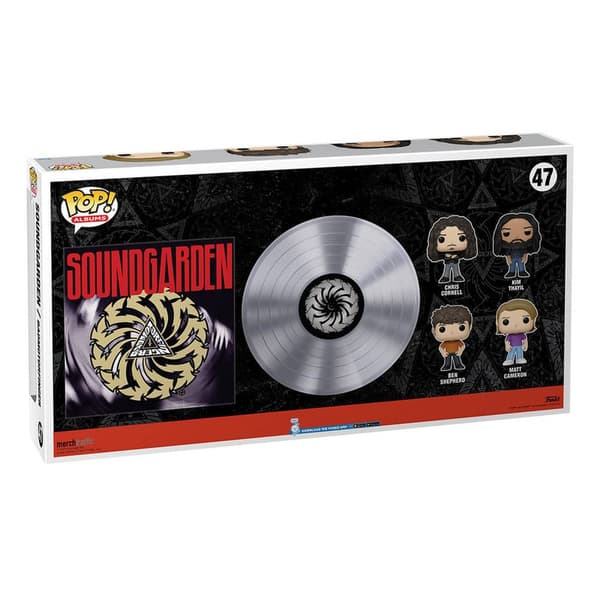 Funko Figurer Pack Album Dlx Vinyl Badmotorfinger 4 9 Centimeter Ljud Trädgård Flerfärgad