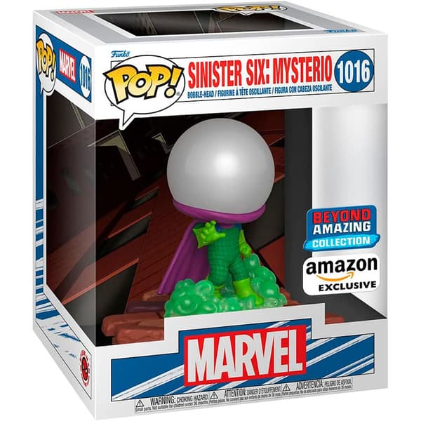 Funko Pop Deluxe Marvel Sinister Six Mysterio Exclusive Durchsichtig