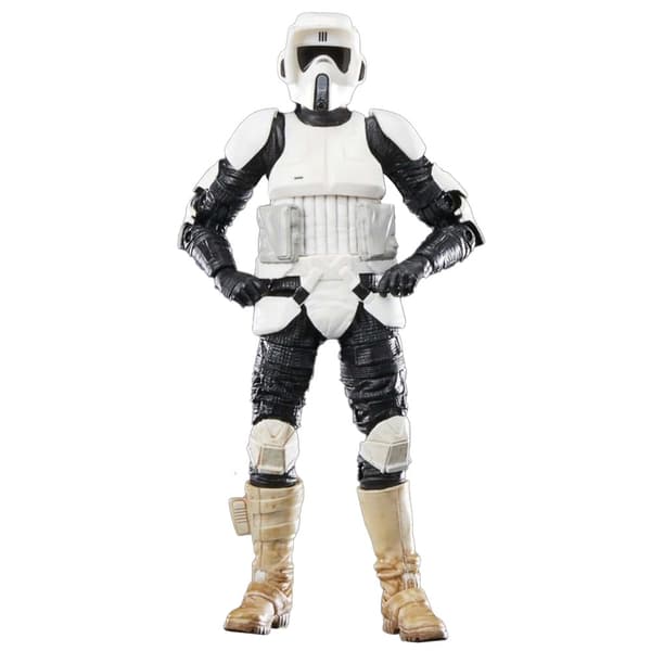 Hasbro The Black Series 40th Vuosipäivä Of Tähti Sodat Palata Of The Jedi Pyöräilijä Partiolainen Kuva Musta