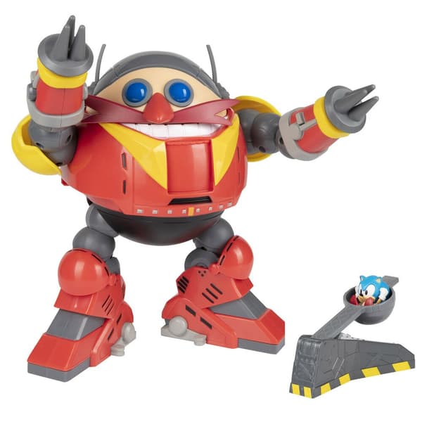 Jakks Pacific Eggman Giant Robot Battle Playseat Sonic The Hedgehog Flerfarvet