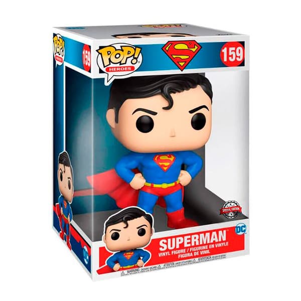 Funko Pop Dc Comics Superman Exclusive Chase 25 Cm Flerfarvet