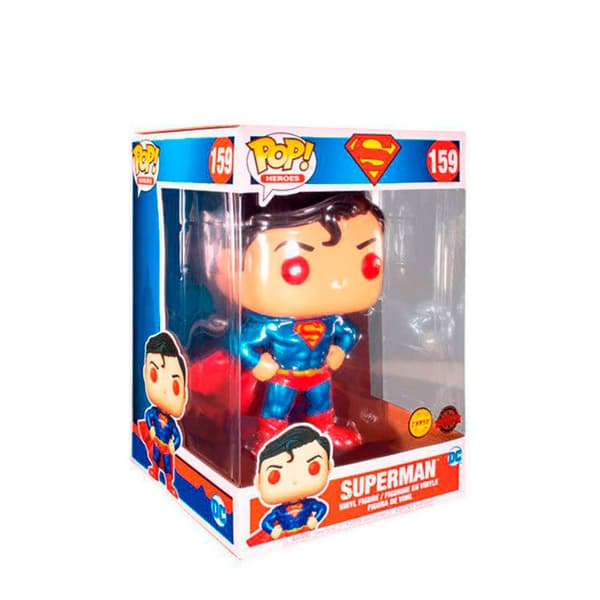 Funko Pop Dc Comics Superman Exclusive Chase 25 Cm Flerfarvet