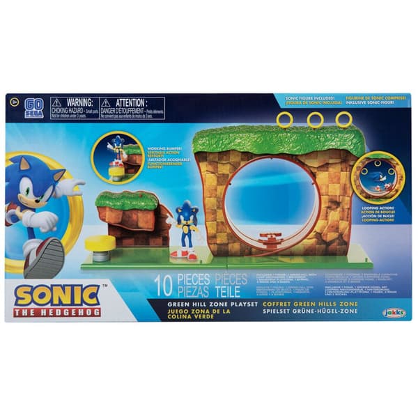 Jakks Pacific Green Hill Zone Playseat Sonic The Hedgehog Flerfarvet