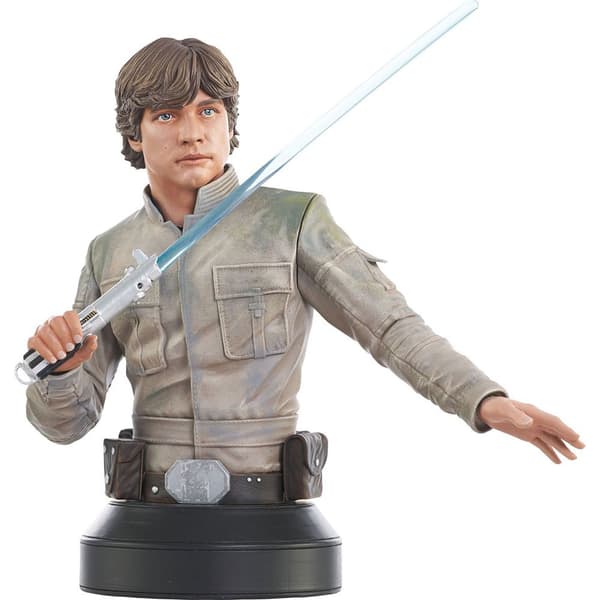 Star Wars Imperiet Slår Tillbaka Mini Byst Figur Luke Skywalker Bespin Grönt