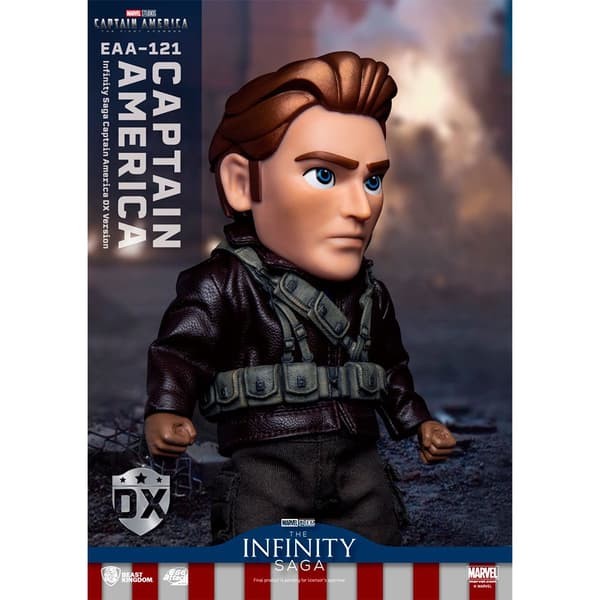 Marvel Ägg Attack Kapten Figur America Saga Infinity Deluxe Röd