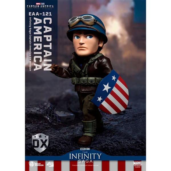 Marvel Ägg Attack Kapten Figur America Saga Infinity Deluxe Röd
