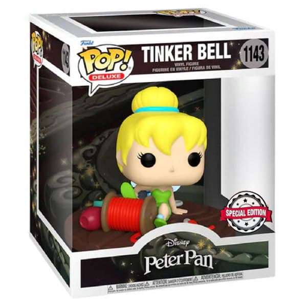 Funko Tinker Bell On Spool Eksklusiv Pop Disney Peter Pan Flerfarvet