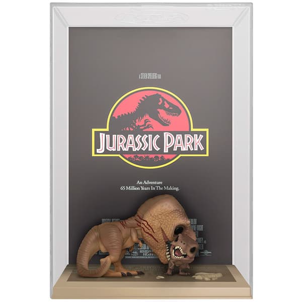 Funko Pop Movie Poster Jurassic Park Tyrannosaurus Rex And Velociraptor Flerfärgad