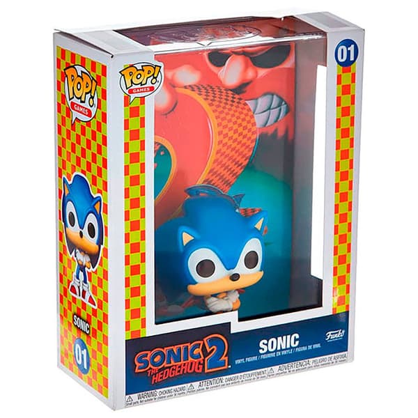 Funko Pop Game Cover Sonic Exclusive Blå