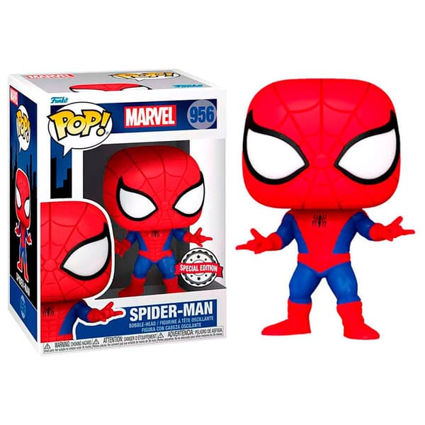 Funko Pop Marvel Spiderman Spiderman Exclusive Röd