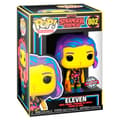 Pikkukuva 3 / 3: Funko Pop Stranger Things Eleven In Mall Outfit Black Light Exclusive Monivärinen