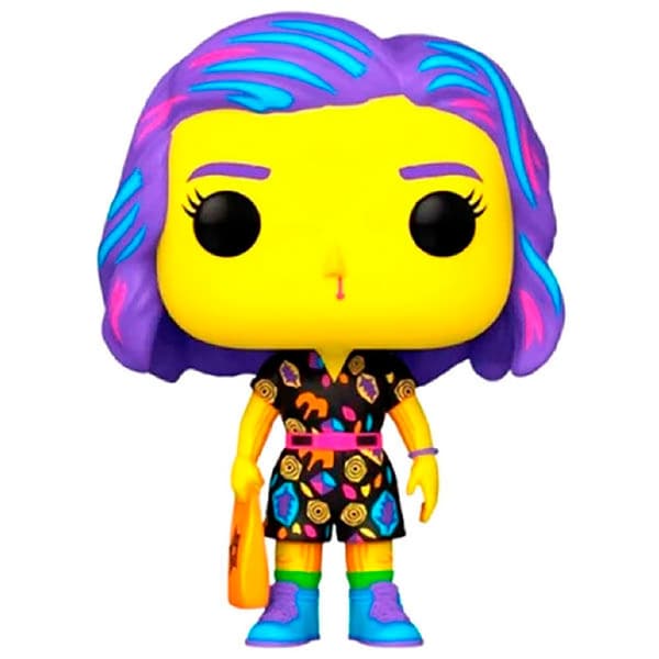 Funko Pop Stranger Things Eleven In Mall Outfit Black Light Exclusive Monivärinen
