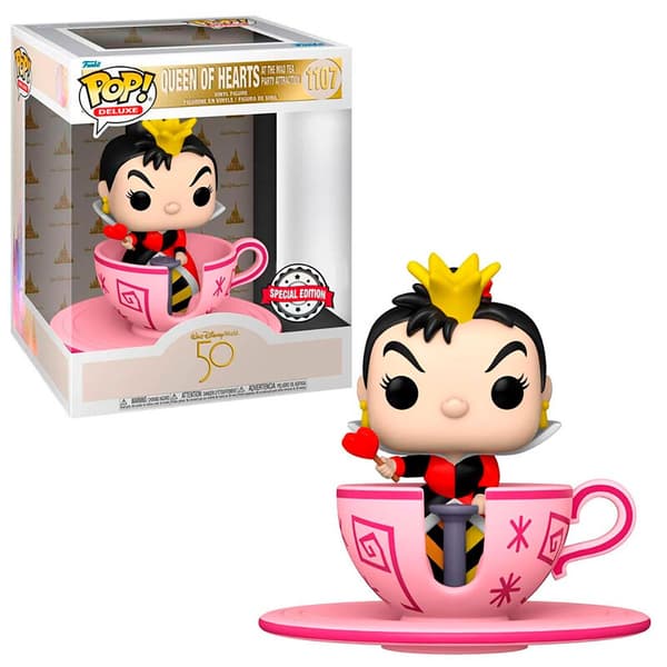 Funko Pop Walt Disney World 50th Queen Of Hearts In Tecup Exclusive Flerfärgad