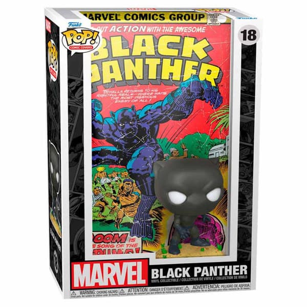 Funko Pop Comic Cover Marvel Black Panther Monivärinen