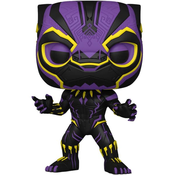 Funko Pop And Tee Marvel Wakanda Forever Black Panther Exclusive Flerfärgad L
