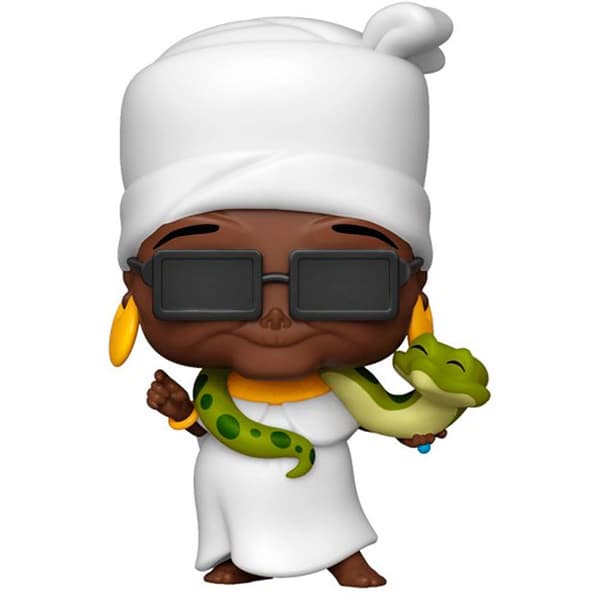 Funko Pop Disney Tiana Y El Sapo Mama Odi Snake Exclusive Valkoinen