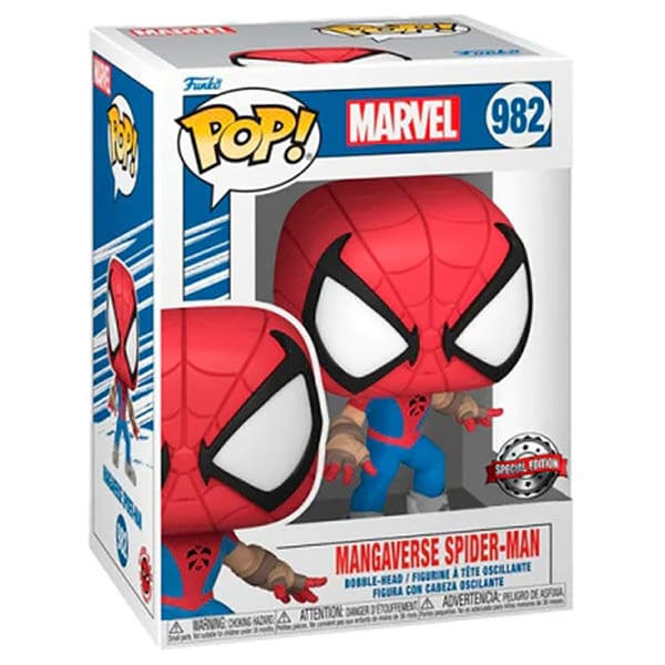 Funko Pop Marvel Mangaverse Spider-man Exclusive Röd