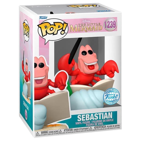 Funko Lilla Sjöjungfrun Sebastian Exklusiv Pop Disney Orange