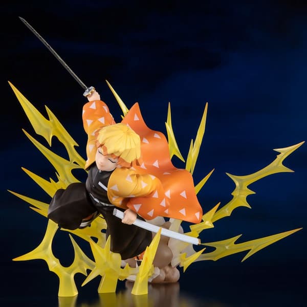 Tamashi Nations Figur Agatsuma Zenitsu Breath Of Thunder 21 Cm Flerfärgad