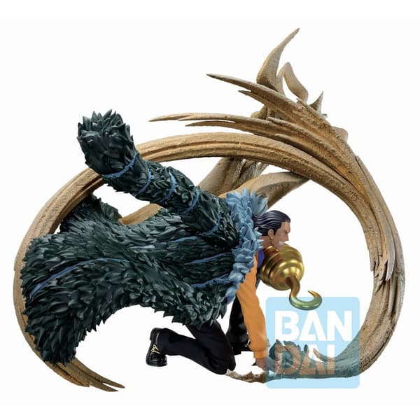Banpresto Ichibansho Crocodrile Duel Memories One Piece 7.5 Cm Flerfarvet