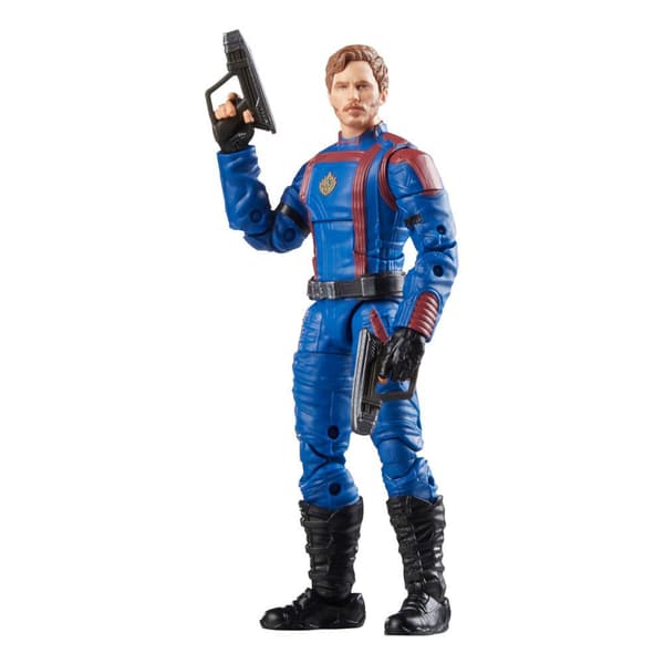 Hasbro Action Figur Starlord Guardians Of The Galaxy Comics Marvel Legends 15 Cm Blå