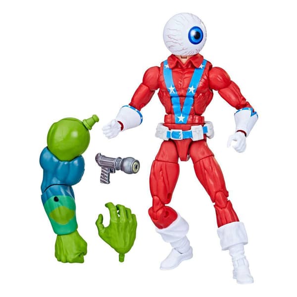 Hasbro Action Figur Puff Adder Baf: Marvel´s Orb Marvel Legends 15 Cm Hvid