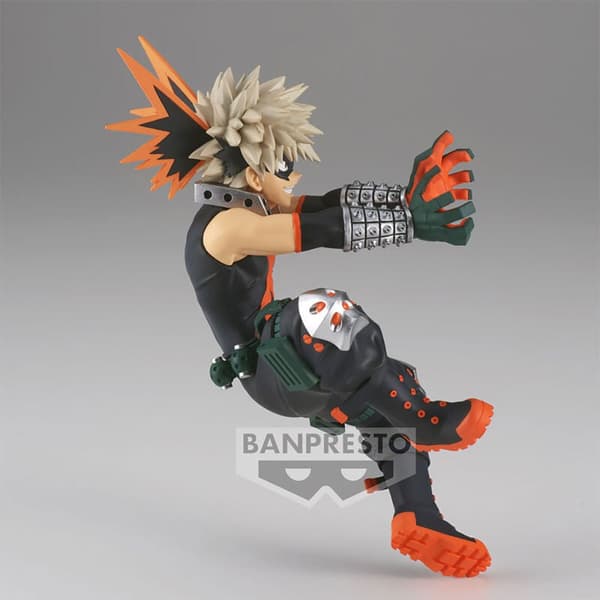 Banpresto Hahmo Katsuki Bakugo Vol30 The Amazing Heroes My Hero Academia 12 Cm Oranssi