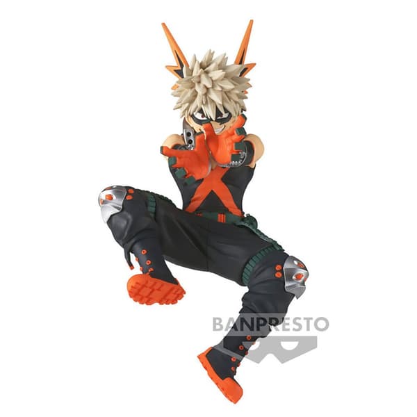 Banpresto Hahmo Katsuki Bakugo Vol30 The Amazing Heroes My Hero Academia 12 Cm Oranssi