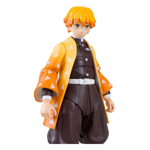 Heo Games Demon Slayer: Kimetsu No Yaiba Action Figure Zenitsu Agatsuma 18 Cm Brun