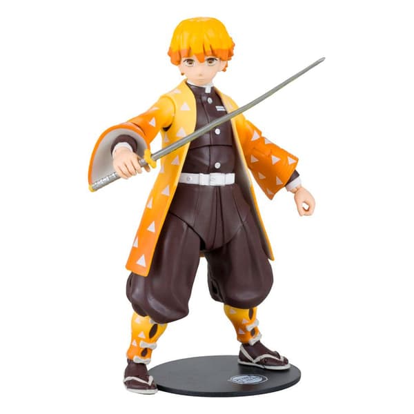 Heo Games Demon Slayer: Kimetsu No Yaiba Action Figure Zenitsu Agatsuma 18 Cm Brun