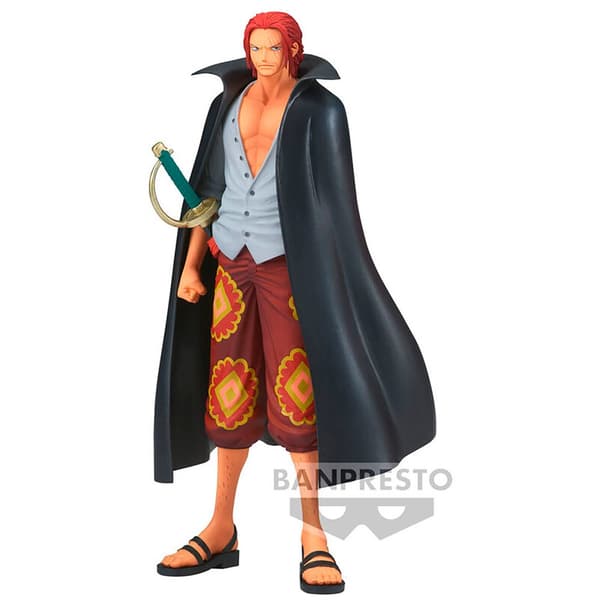 Banpresto Figur Shanks The Grandline Series Film Red One Piece 17 Cm Orange
