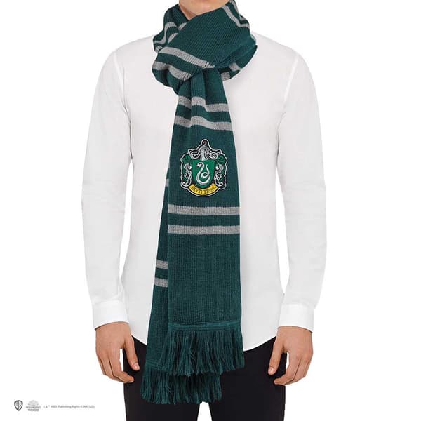 Cinereplicas Halstørklæde Deluxe Harry Potter Slytherin Grøn