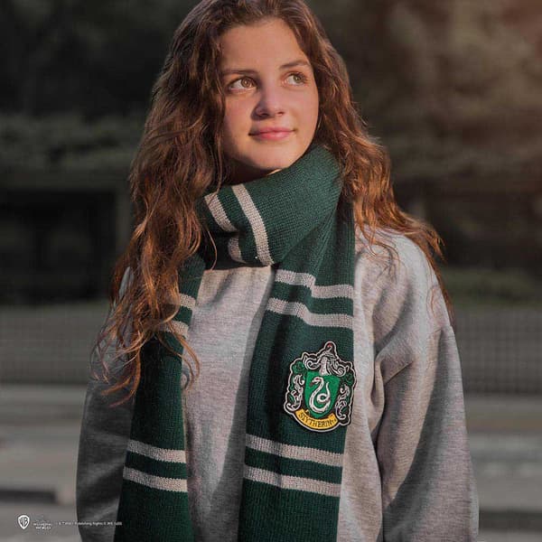 Cinereplicas Halstørklæde Deluxe Harry Potter Slytherin Grøn