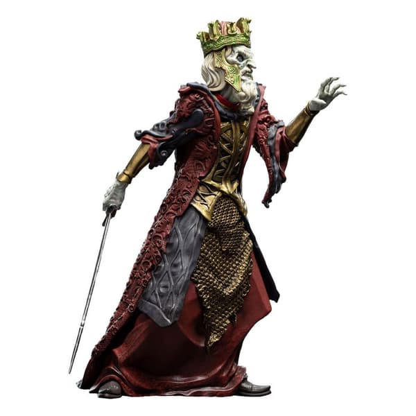 Weta Workshop Figur Lord Of The Rings Mini Epics Vinyl King Of The Dead 18 Cm Brun