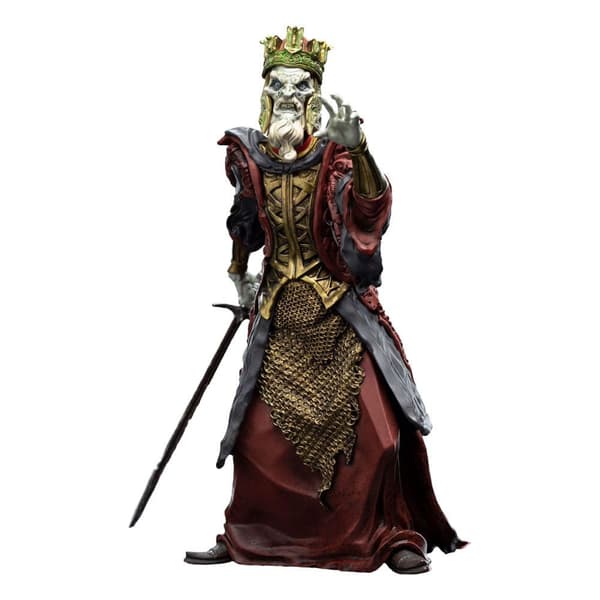 Weta Workshop Figur Lord Of The Rings Mini Epics Vinyl King Of The Dead 18 Cm Brun