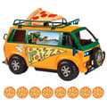 Miniatyrbillede 1 af 5: Playmates Pizzafire Vehicle Van 20 Cm Ninja Turtles Orange
