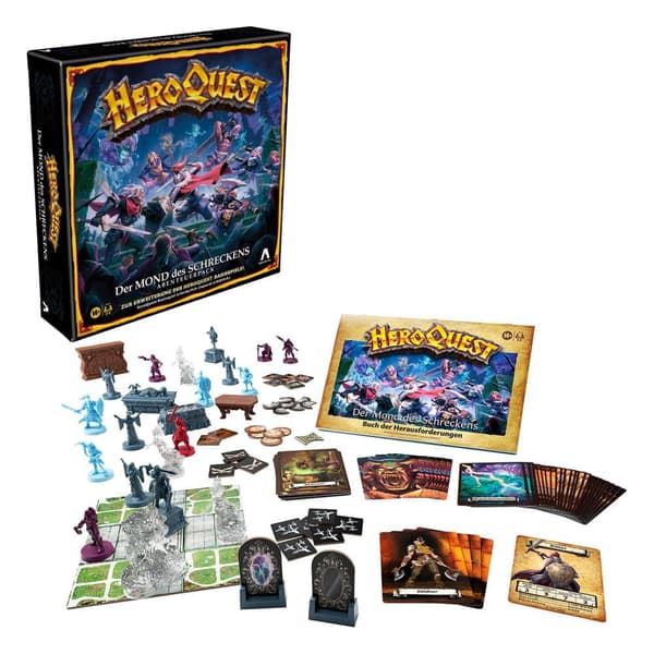 Hasbro Brädspel Der Mond Des Schrekens Quest Pack Utgåva Aléman Heroquest Flerfärgad
