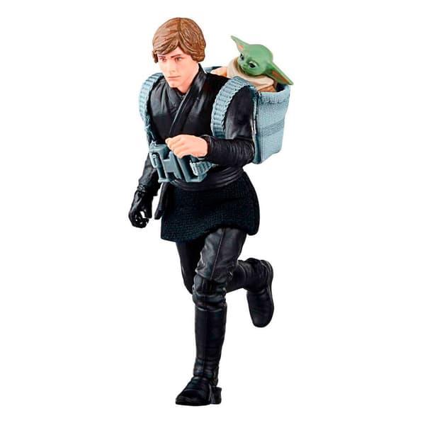Hasbro Siffror Luke Skywalker & Grogu 10 Cm Star Wars Svart
