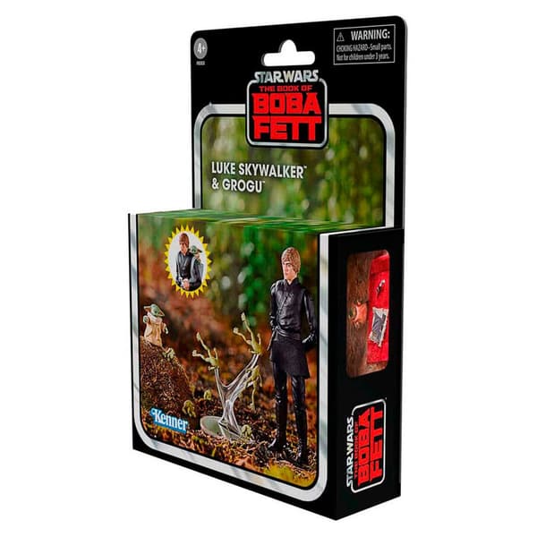 Hasbro Siffror Luke Skywalker & Grogu 10 Cm Star Wars Svart