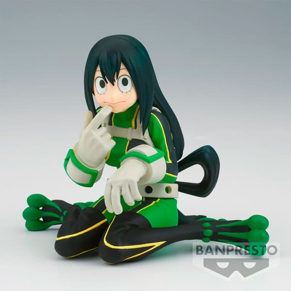 Banpresto Figur Tsuyu Asui Rainy Season Hero Froppy Break Time My Hero Academia 9 Cm Grönt