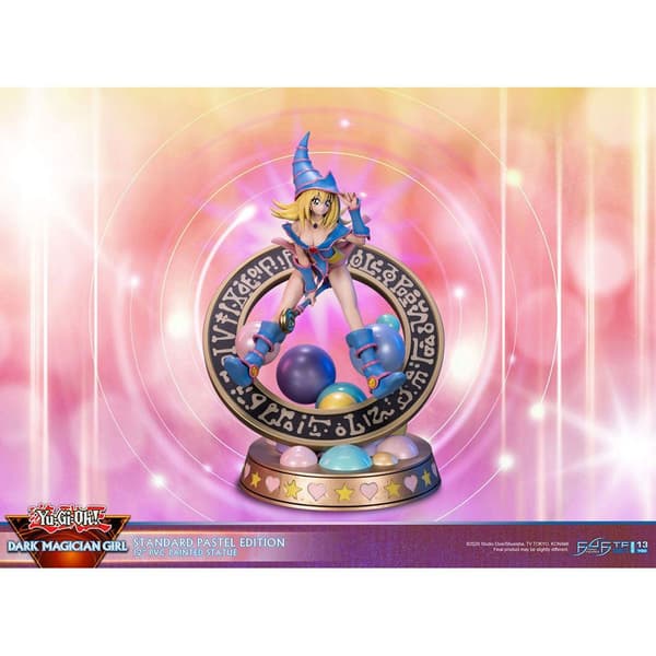 First 4 Figures Staty Pvc Dark Magician Girl Standard Pastel Edition 30 Cm Yu-gi-oh Flerfärgad