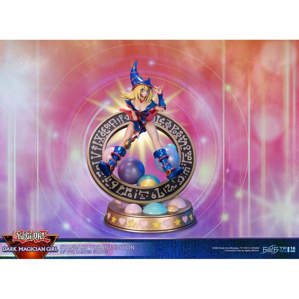 First 4 Figures Staty Pvc Dark Magician Girl Standard Vibrant Edition 30 Cm Yu-gi-oh Flerfärgad
