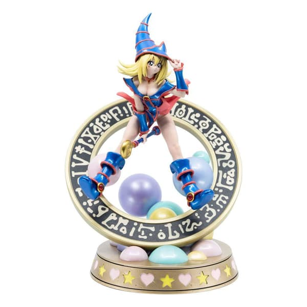 First 4 Figures Staty Pvc Dark Magician Girl Standard Vibrant Edition 30 Cm Yu-gi-oh Flerfärgad