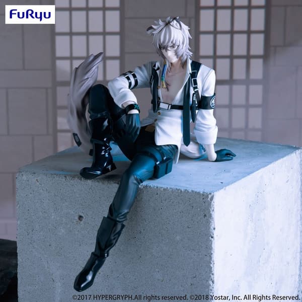 Furyu Silveash Pvc 19 Cm Nudel Prop Arknights Statue Flerfarvet