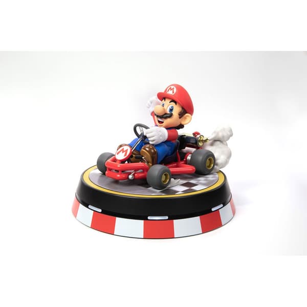 First 4 Figures Samlerudgave Mario 22 Cm Super Mario Statue Rød
